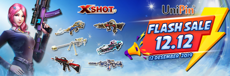 FLASH SALE SPECIAL 12.12 XSHOT x UniPin!!!
